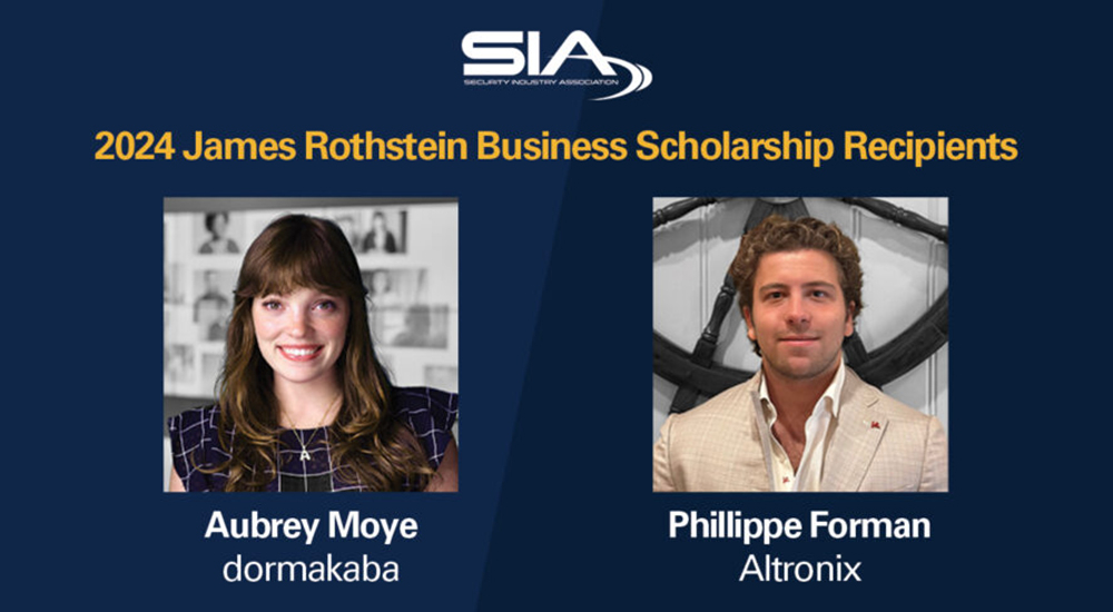 SIA announces winners of 2024 James Rothstein Business Scholarship