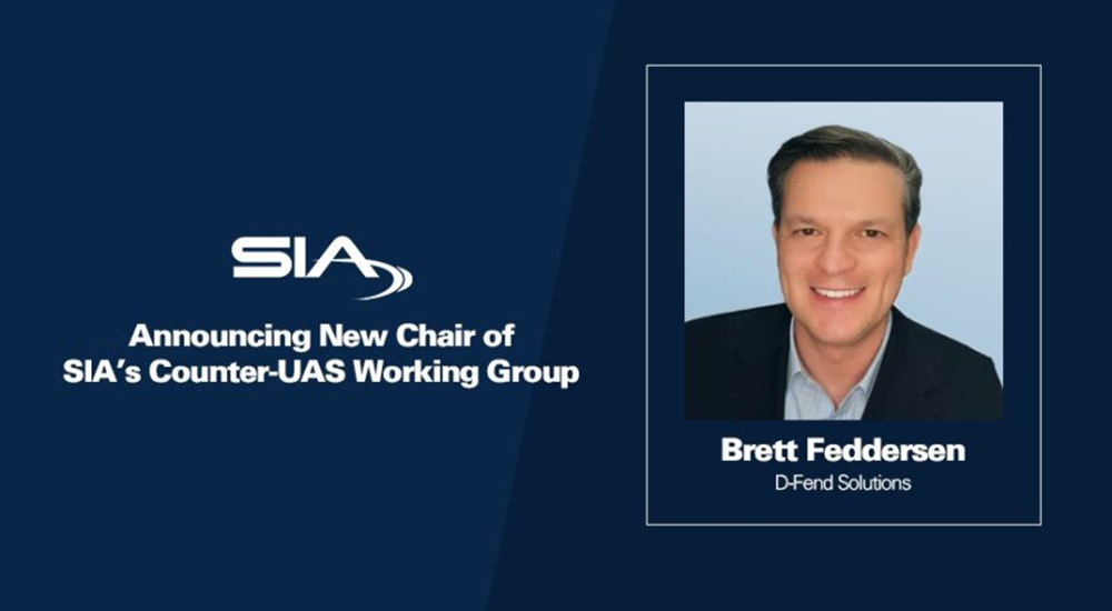 SIA names Brett Feddersen as chair of SIA Counter-UAS Working Group