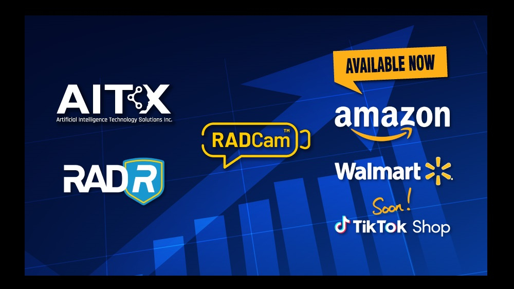 AITX’s RADCam comes to Amazon, Walmart, Tik Tok